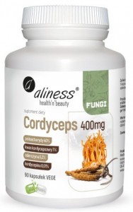 Cordyceps 400 mg x 90 kapsułek ALINESS 
