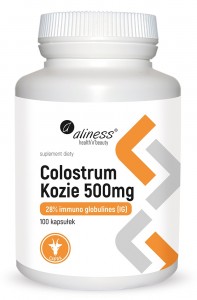 Colostrum Kozie 28% IG 500mg 100kaps ALINESS 
