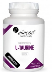  L-Taurine 800 mgx100 kapsułek  Vege ALINESS