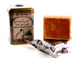 Perfumy arabskie w kostce "Ambra, Piżmo, Jaśmin" 25g HEMANI