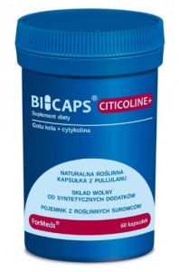 BICAPS CITICOLINE+ (Gotu kola i cytykolina) 60 kapsułek FORMEDS 