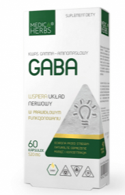 GABA 60kaps.520 mg MEDICA HERBS