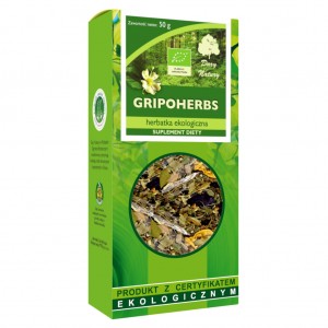 Herbatka Gripoherbs - suplement diety EKO 50g DARY NATURY