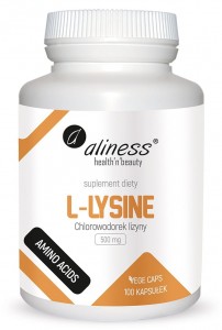 L-Lysine Chlorowodorek Lizyny 500mg 100kaps ALINESS
