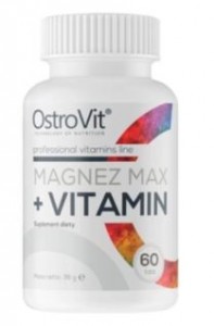 Magnez MAX + Vitamin (Magnez z witaminami) 60tab. OSTROVIT