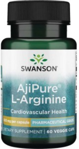 AjiPure L-Arginine (L-Arginina) 500mg 60kaps SWANSON 