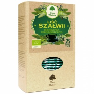 Herbatka Liść Szałwii BIO 25x1,5g DARY NATURY