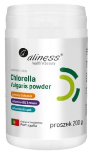 Chlorella Vulgaris powder 200 g ALINESS