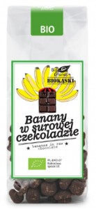 Banany w surowej czekoladzie BO 100g BIO PLANET