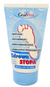 Zdrowa stopa kremo-żel do stóp ( zrogowacenia , potliwość)  100 ml GORVITA 