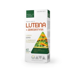 Luteina + Zeaksantyna 60 kapsułek 210 mg MEDICA HERBS 