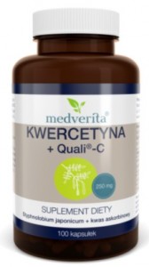  Kwercetyna 250mg + Quali®-C 100 kapsułek MEDVERITA
