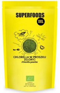 Chlorella w proszku (GLONY) BIO 600 g  BIO PLANET