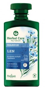 Herbal Care Szampon lniany 330ml FARMONA