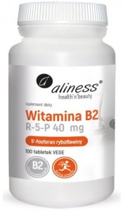  Witamina B2 R-5-P (ryboflawina)40 mg x 100 tabletek  ALINESS