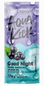 Aqua Kick Good Night ( Dobra noc) smak czarnej porzeczki10 g OstroVit 