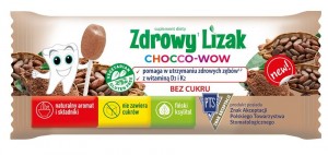 Zdrowy Lizak CHOCCO-WOW Kakao z witaminą D3 i K2 Starpharma