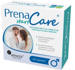 PrenaCare® START dla mężczyzn starających się o dziecko 60 kapsułek ALINESS 