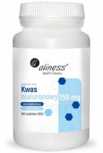  Kwas hialuronowy 150 mg 100 tabletek VEGE ALINESS