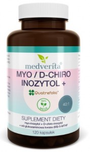  Myo/D-chiro-Inozytol 40:1 120 kapsułek MEDVERITA