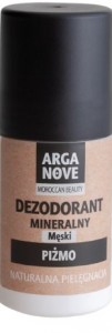 Męski dezodorant ałunowy w kulce piżmo 50 ml ARGANOVE
