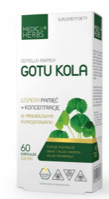   Gotu Kola 60kaps.520 mg MEDICA HERBS