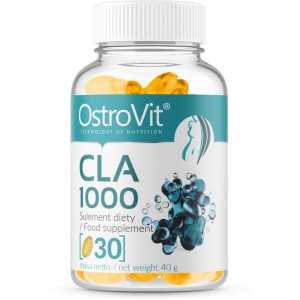 CLA 1000 (Sprzężony kwas linolowy CLA) 30kaps. OSTROVIT