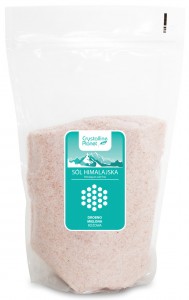 Sól himalajska różowa drobna  1 kg - CRYSTALLINE PLANET
