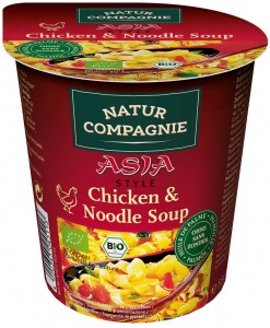 Danie w kubku Zupa z kurczakiem i makaronem w stylu azjatyckim BIO 55g NATUR COMPAGNIE