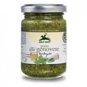 Pesto genovese (sos bazyliowy) BIO 130g ALCE NERO
