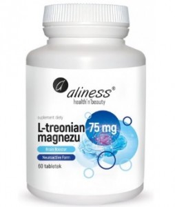 L-treonian magnezu 75 mg 60 tabletek ALINESS