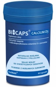  BICAPS CALCIUM D3 60 kapsułek FORMEDS