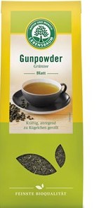 Herbata zielona Gunpowder liściasta BIO 100 g LEBENSBAUM