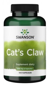 Cat's Claw (Koci pazur) 500 mg 100 kapsułek SWANSON