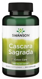  Cascara Sagrada 450 mg 100 kapsułek SWANSON