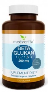  Beta Glukan 200 mg 120 kapsułek MEDVERITA