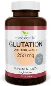  Glutation zredukowany 250 mg 120 kapsułek MEDVERITA