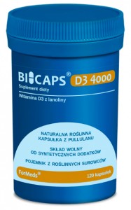  BICAPS witamina D3 4000 120 kapsułek FORMEDS