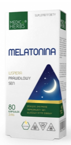 Melatonina 80kaps.3 mg MEDICA HERBS