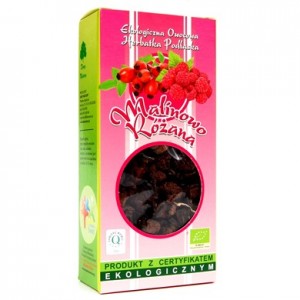 Herbatka Malinowo-Różana BIO 100g DARY NATURY
