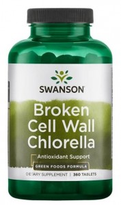 Chlorella (broken cell wall) 360 tabletek SWANSON 