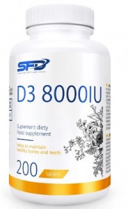   D3  8000 IU 200 tabletek SFD
