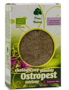 Ostropest Plamisty Eko - mielony Suplement Diety 100g Dary Natury