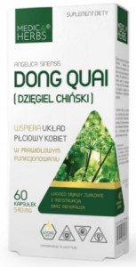 Dong Quai (Dzięgiel chiński) 540 mg 60 kapsułek MEDICA HERBS