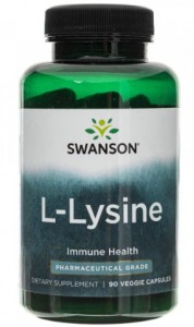 AjiPure L-Lysine (L-Lizyna) 500mg 90kaps SWANSON