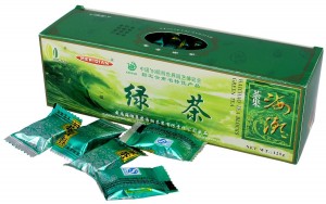 Herbata zielona prasowana w kostkach Green Tea 125g MERIDIAN