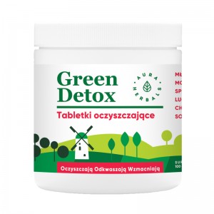 Green Detox tabletki oczyszczające 100g 75tab. AURA HERBALS