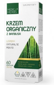 Krzem organiczny z bambusa 320 mg 60 kapsułek MEDICA HERBS