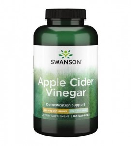  Apple Cider Vinegar (ocet jabłkowy) 625mg 180 kaps SWANSON