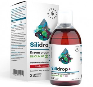 Silidrop+ Bor Krzem organiczny z Borem MMST 500ml AURA Herbals